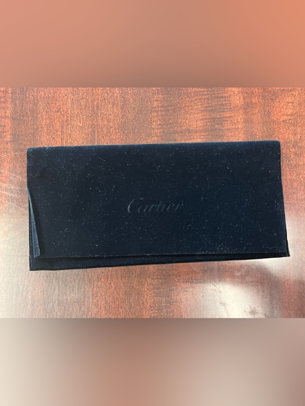 Cartier Black Velvet-Like Dust Cover